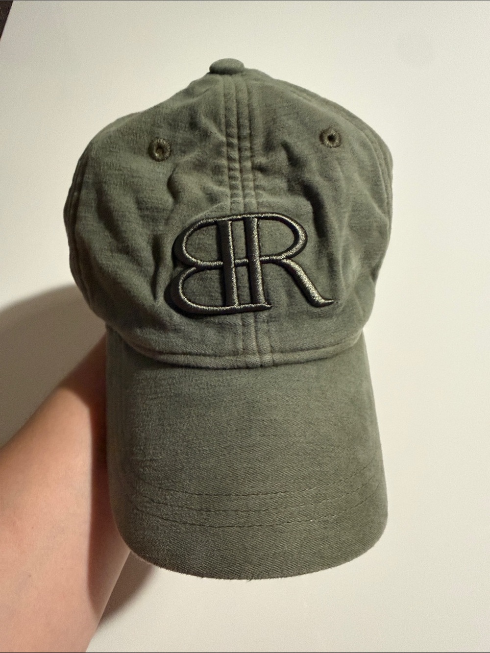 Banana Republic Deep Olive Logo Baseball Cap